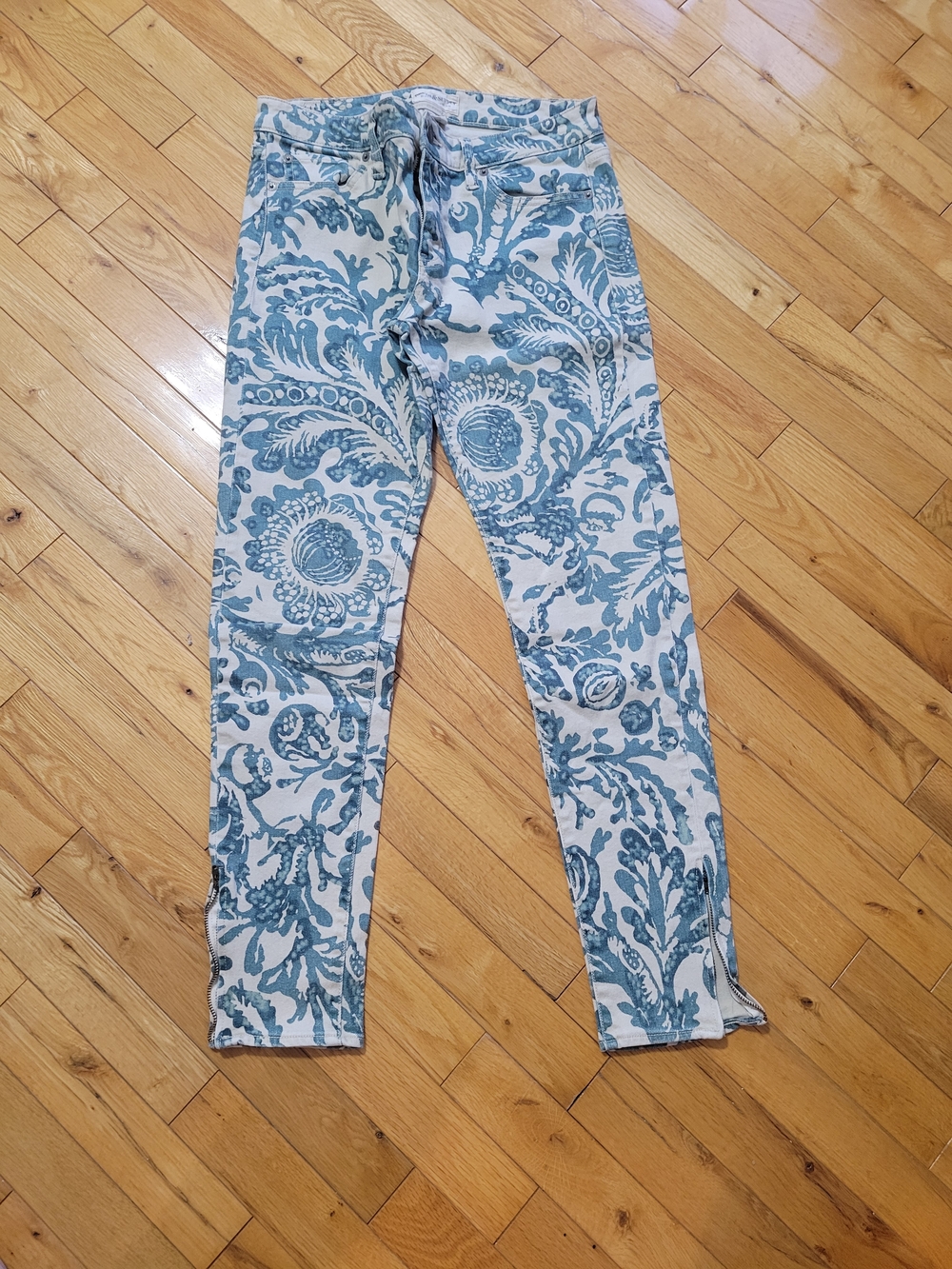 Floral Print Skinny Pants Ralph Lauren